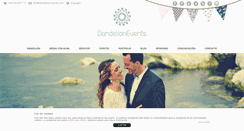 Desktop Screenshot of dandelion-events.com
